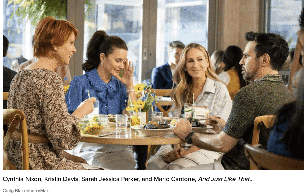 Just Like that Season 3, Sarah Jessica Parker, Kristin Davis, Cynthia Nixon